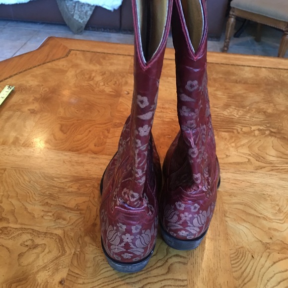 Yippee Kay Yay Old Gringo Red & Cream Boots! - Picture 9 of 16